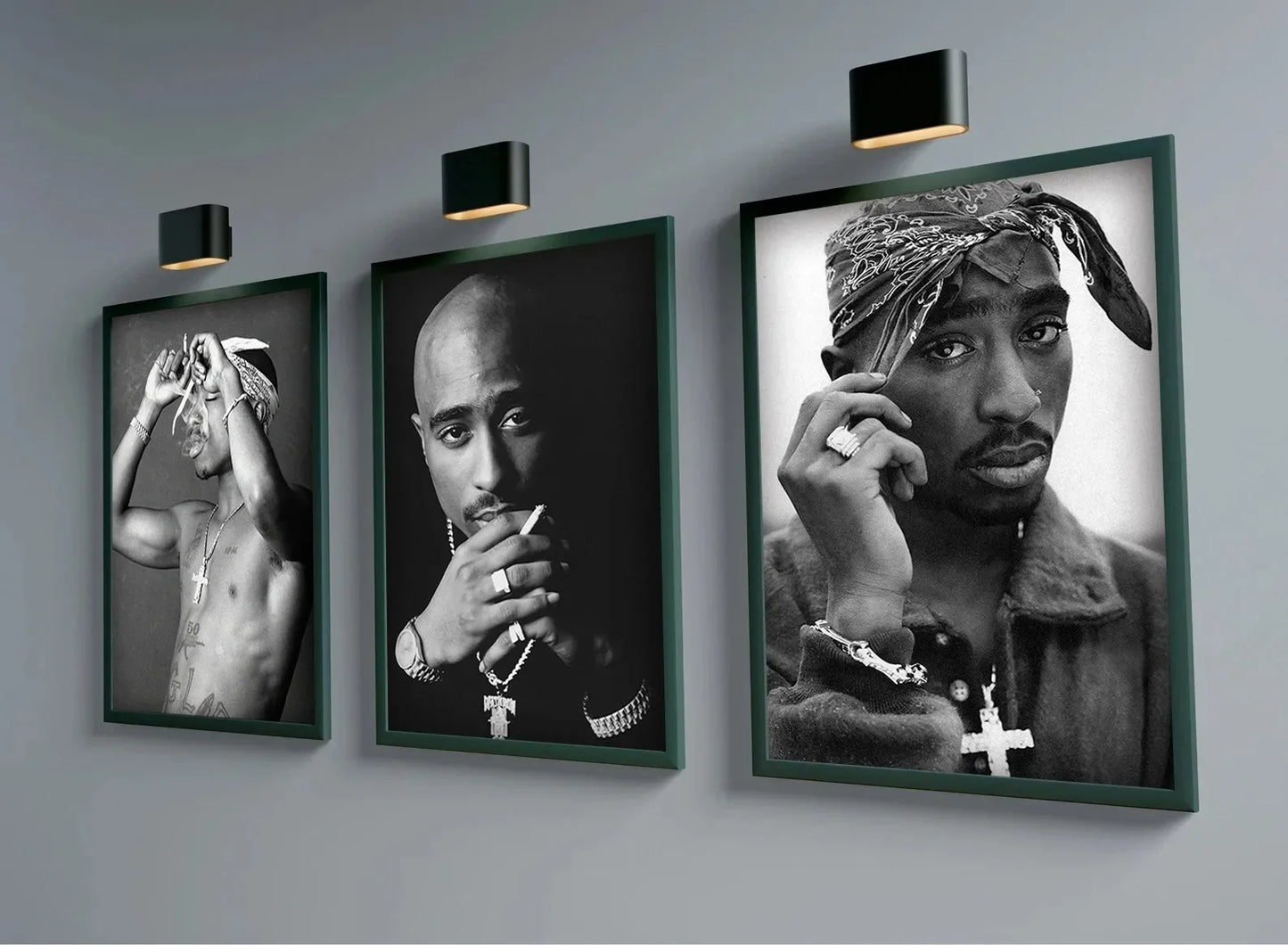 Canvas Painting Wall Art Music Album Cover Aesthetic Pictures Pop Hip Hop Rapper Tupac Posters For Room Modern Home Decor