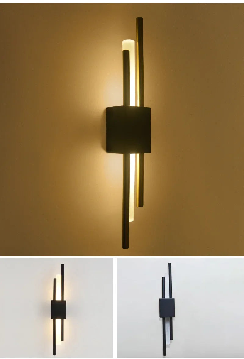 Nordic Led Wall Lamp Indoor Lighting Bathroom Wall Sconces Light Fixture Living Room Corridor Bedroom Decoration Wall Lights
