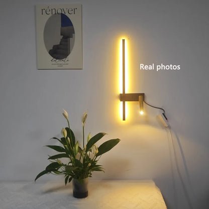 Nordic Led Wall Lamp Interior Lighting Fixture for Home Tv Bedside Living Room Corridor Decoration Modern Wall Light Sconces