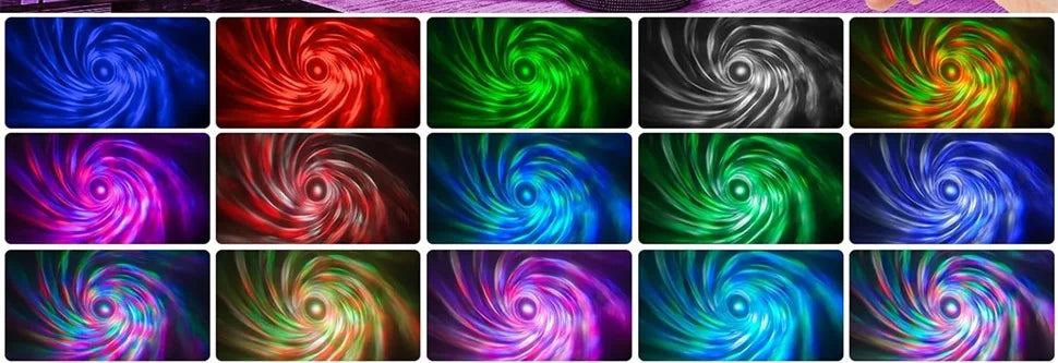 Galaxy Projector 3-in-1 Rgb Music Star Galaxy Movie Night Light with Bluetooth Speaker and White Noise Night Light Suitable for Children's Bedroom Birthday Gift/Player Room/Hard Decoration