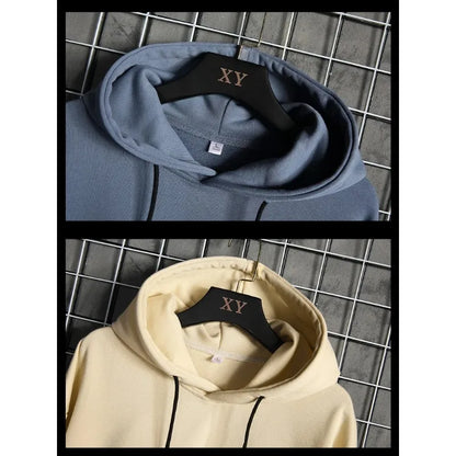 Men's Oversized Hoodies Pullover Sweatshirts Harajuku Hip Hop Loose Hoodie Mens Streetwear 2025 Autumn Winter Men Print Clothing