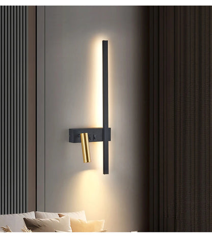 Nordic Led Wall Lamp Interior Lighting Fixture for Home Tv Bedside Living Room Corridor Decoration Modern Wall Light Sconces