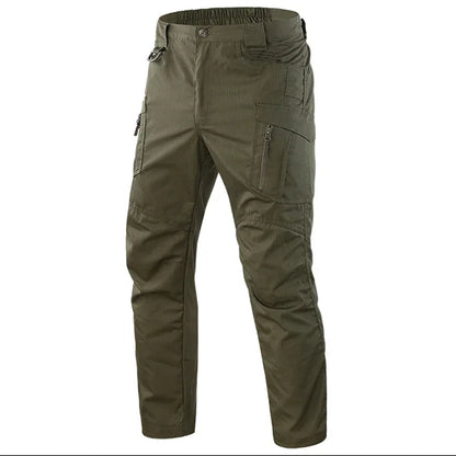 Mens Cargo Pants Multi Pocket Casual Training Pants Waterproof Wear Resistant City Work Trousers Outdoor Overalls Bottoms