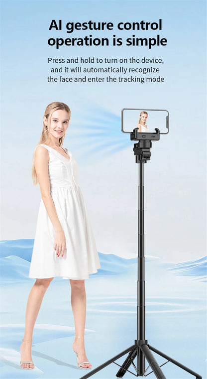 FANGTUOSI 2026 NEW Foldable Smartphone Handheld Gimbal Cellphone Video Record Vlog Stabilizer for iPhone 14 Xiaomi Huawei
