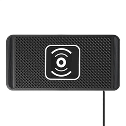 Car Wireless Charging Pad 15W Wireless Auto Phone Charger Pad Automatic Sensing Charging Mat Non-Slip Silicone mat For Phone