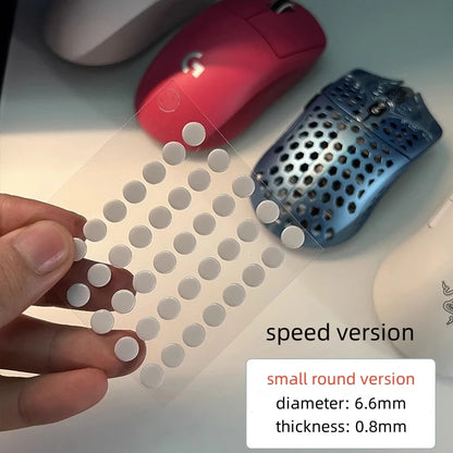 Ultraglide Small Round Dot PTFE Mouse Skates DIY Mice Glide Feet ICE Control Speed Version Wear Resistant Esports Universal